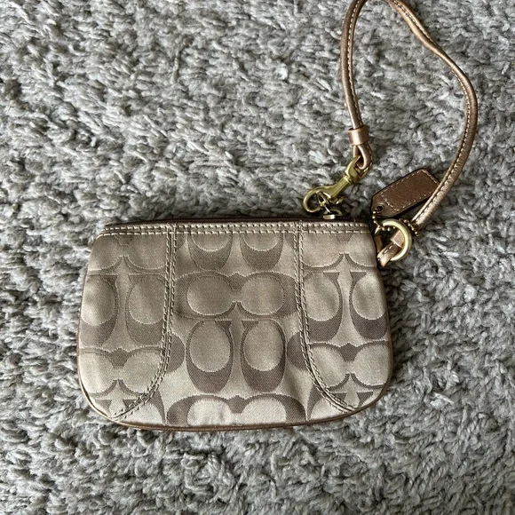 Gold Coach Wristlet - Picture 3 of 4
